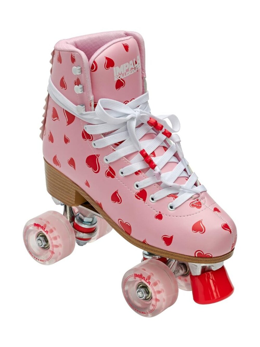 Impala Quad Skate Rollerskates / Falling Hearts US Women's 9 NEW